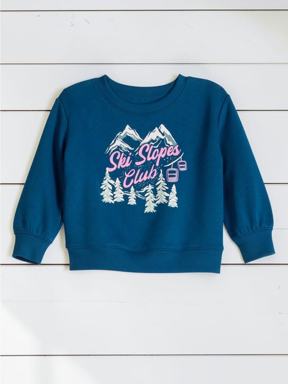 NWT Jumping Beans Girls 5 Ski Slopes Club Fleece Sweatshirt
